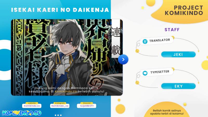Isekai Kaeri no Daikenja-sama wa Sore Demo Kossori Kurashite Iru Tsumori desu Chapter 29 Gambar 1